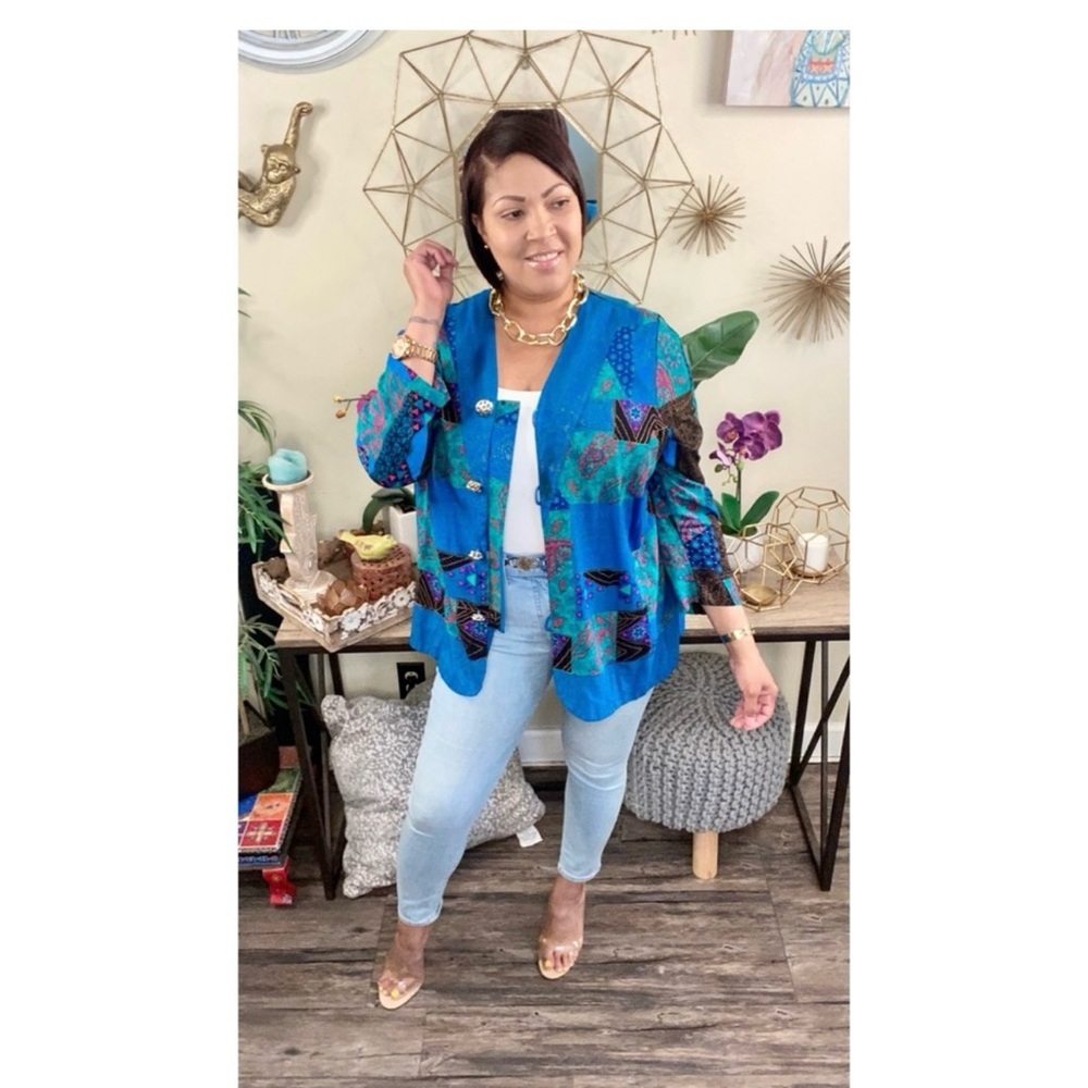 Vintage Multi Pattern Jacket - image 1